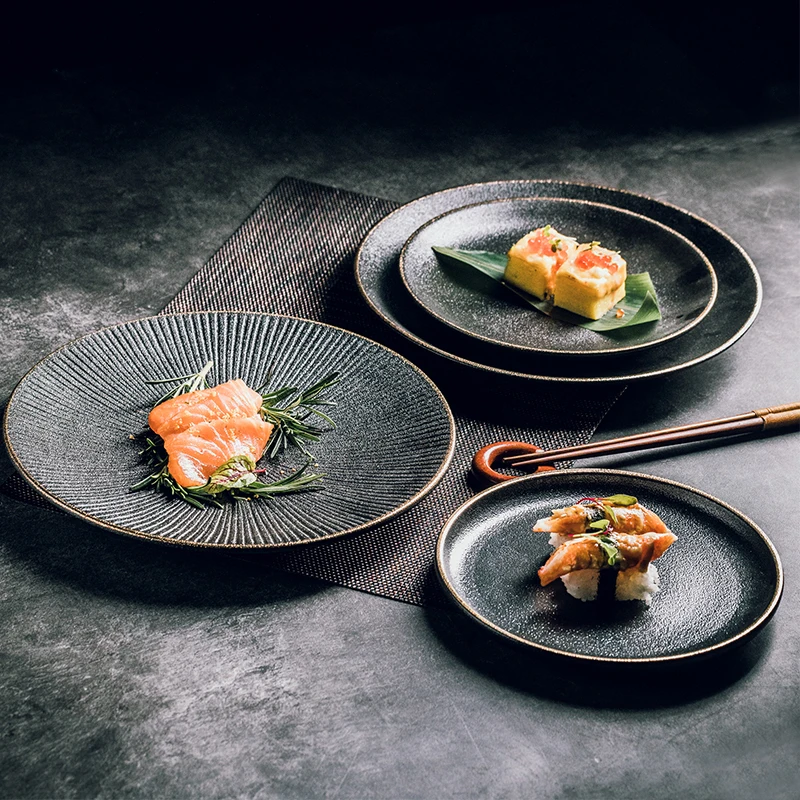 Creative Frosted Black Western Plate Simple Fashion Ceramic Plate Restaurant Dish Plate Rice Plate Meat Plate Family Plate
Creative Frosted Black Western Plate Simple Fashion Ceramic Plate Restaurant Dish Plate Rice Plate Meat Plate Family Plate