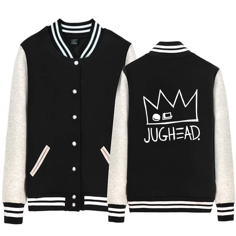 Женская флисовая куртка Jughead Jones Crown для бейсбола на осень и зиму одежда пар ZIIART |