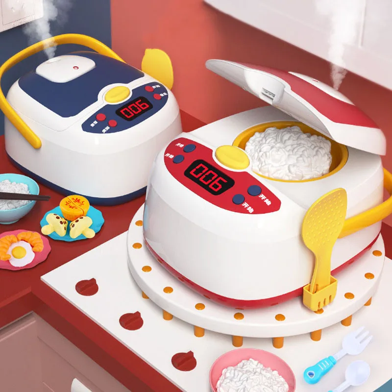 Kids Kitchen Toys Simulation Electric Rice Cooker Interactive Toy Mini Kitchen Food Pretend Play House Role Playing Girls Gifts
Kids Kitchen Toys Simulation Electric Rice Cooker Interactive Toy Mini Kitchen Food Pretend Play House Role Playing Girls Gifts