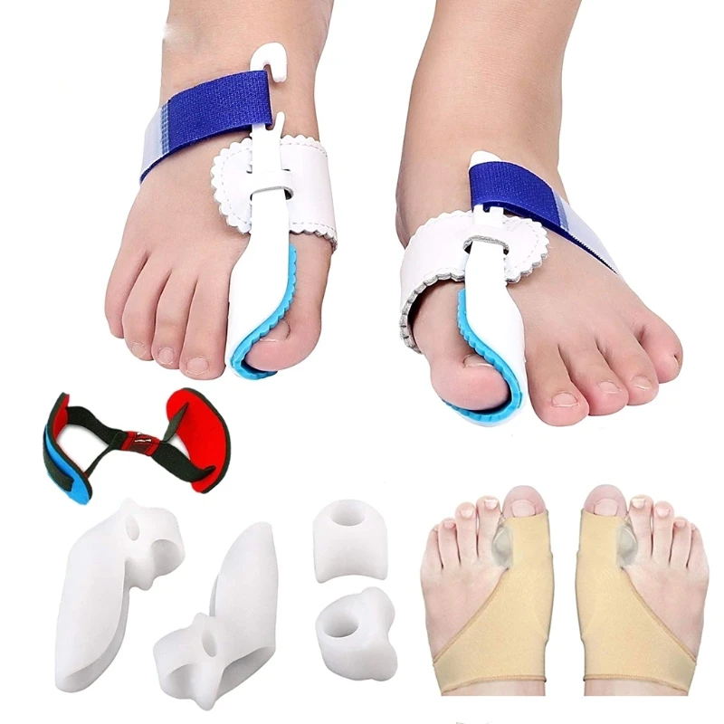 Sports Toes Valgus Corrector Pain Relief Kit Splint Protector Pads Set Support Brace Retractors to Relieve Pain and Straighten 
Sports Toes Valgus Corrector Pain Relief Kit Splint Protector Pads Set Support Brace Retractors to Relieve Pain and Straighten