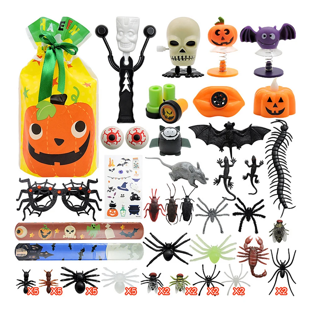 59PCS Halloween Tricky Toy Set Artificial Spider Simulated Insect Fake Cockroach Joking Party Gift Halloween Horror Decor Mask
59PCS Halloween Tricky Toy Set Artificial Spider Simulated Insect Fake Cockroach Joking Party Gift Halloween Horror Decor Mask