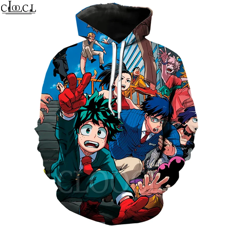 CLOOCL Anime My Hero Academia Men Women Hoodies 3D Print Autumn Hoodie Fashion Tracksuit Clothing Casual Sportswear Tops
CLOOCL Anime My Hero Academia Men Women Hoodies 3D Print Autumn Hoodie Fashion Tracksuit Clothing Casual Sportswear Tops
