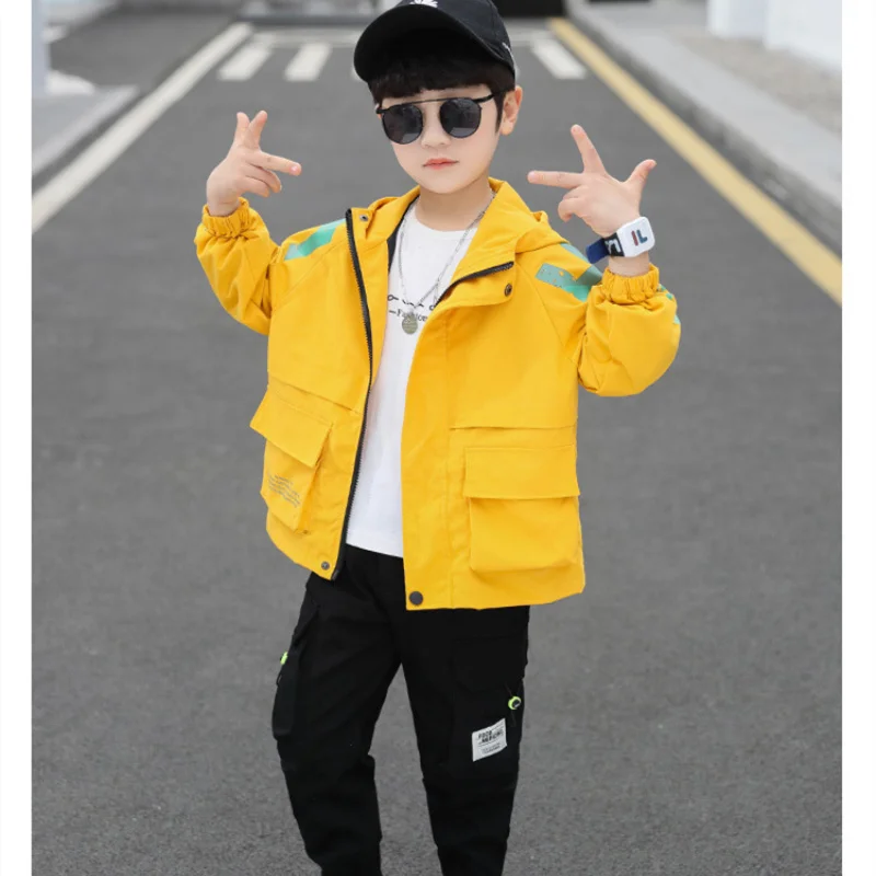 2021 Cool Spring Autumn Coat Outerwear Top Children Clothes Kids Costume Teenage Formal Home Outdoor Boy Clothing High Quality
2021 Cool Spring Autumn Coat Outerwear Top Children Clothes Kids Costume Teenage Formal Home Outdoor Boy Clothing High Quality