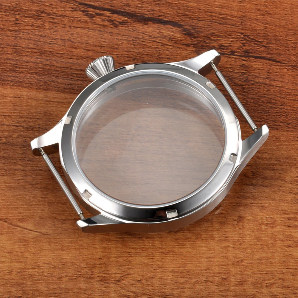Corgeut DIY watch parts 44mm stainless steel Case white dial Fit ETA 6498 6497 Hand Winding Movement watch case
Corgeut DIY watch parts 44mm stainless steel Case white dial Fit ETA 6498 6497 Hand Winding Movement watch case