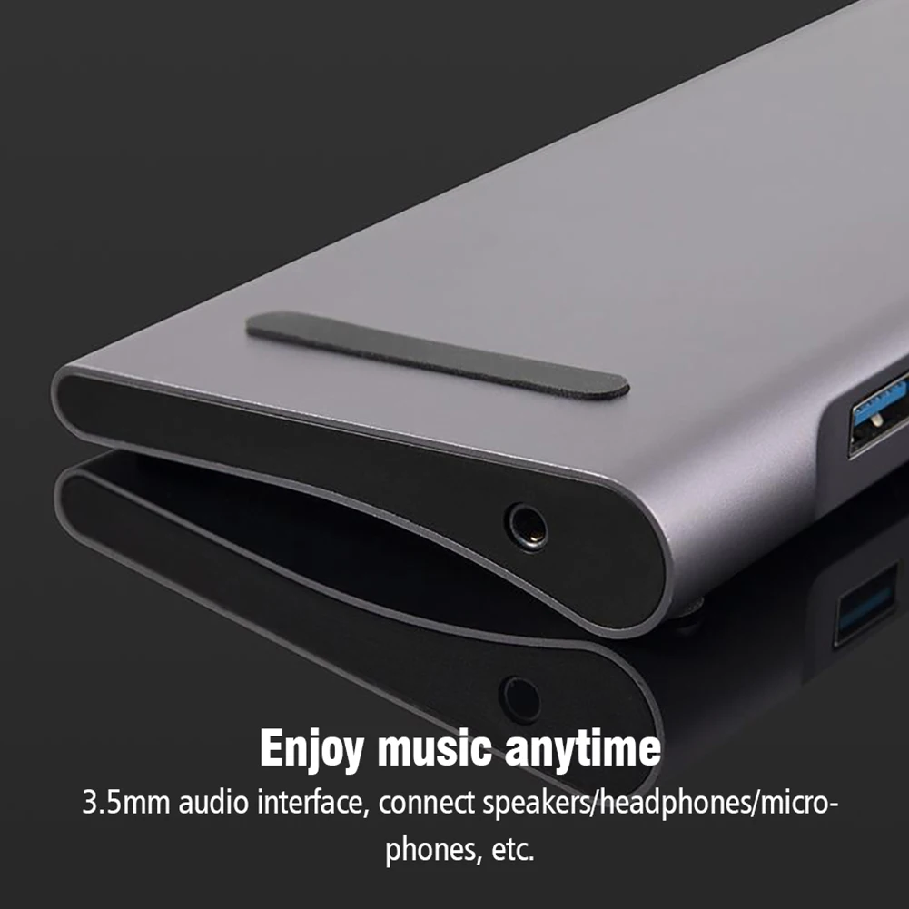 USB Type-C Hub To 4K HDMI-Compatible RJ45 VGA USB SD Card Reader Mini DP Fast charge 11-in-1 Multifunction Adapter For MacBook
USB Type-C Hub To 4K HDMI-Compatible RJ45 VGA USB SD Card Reader Mini DP Fast charge 11-in-1 Multifunction Adapter For MacBook