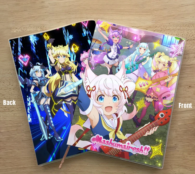 Anime SHOW BY ROCK!! Mashumairesh!! Student Notebook Eye Protection Diary Notepad Memorandum Commemorate Gift 
Anime SHOW BY ROCK!! Mashumairesh!! Student Notebook Eye Protection Diary Notepad Memorandum Commemorate Gift