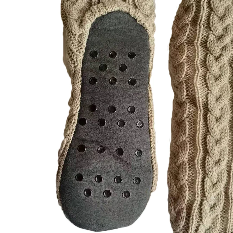 Winter Knitting Warm Socks For Women Non Slip Floor Socks Indoor Female Mid Tube Thickening Home Slippers
Winter Knitting Warm Socks For Women Non Slip Floor Socks Indoor Female Mid Tube Thickening Home Slippers