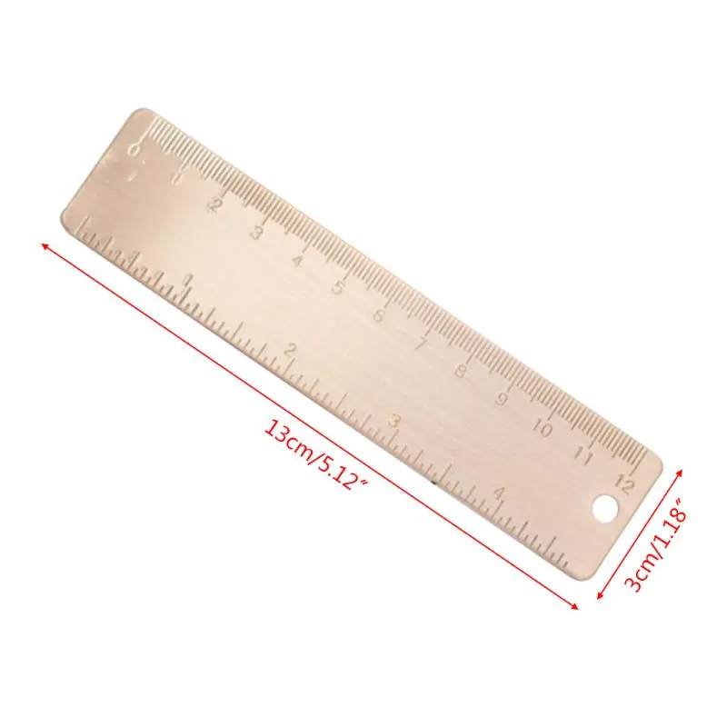 Mini Brass Ruler Bookmark Label Cartography Painting Measuring Tool Stationery qyh 
Mini Brass Ruler Bookmark Label Cartography Painting Measuring Tool Stationery qyh
