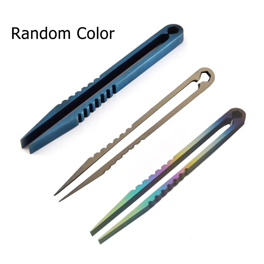 Outdoor Professional Titanium Tweezers Lightweight titanium TC4 Outdoor Camping Picnic multifunctional Gadget Tweezers
Outdoor Professional Titanium Tweezers Lightweight titanium TC4 Outdoor Camping Picnic multifunctional Gadget Tweezers