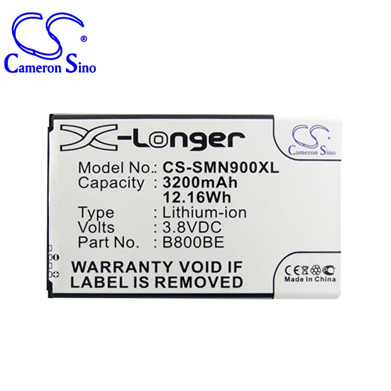 

CameronSino for SAMSUNG Galaxy Note 3 SC-01F SCL22 SGH-N075 SM-N900 SM-N9000 SM-N9002 SM-N9005 SM-N9006 SM-N9008 battery