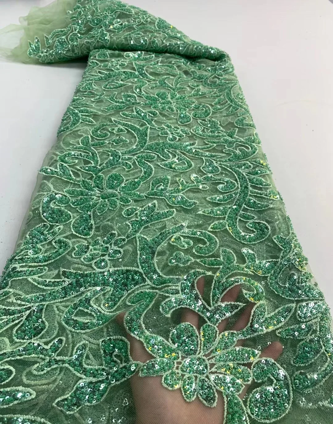 High Quality 2022 Sequins Handcut Lace Fabric Latest African Sequence Mesh Lace Fabric For Bridal Lace Nigerian Net Lace Fabrics
High Quality 2022 Sequins Handcut Lace Fabric Latest African Sequence Mesh Lace Fabric For Bridal Lace Nigerian Net Lace Fabrics