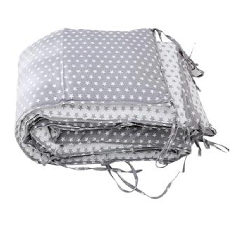 Nordic Stars Design Baby Bed Thicken Bumpers Crib Around Crib Protector Decor
