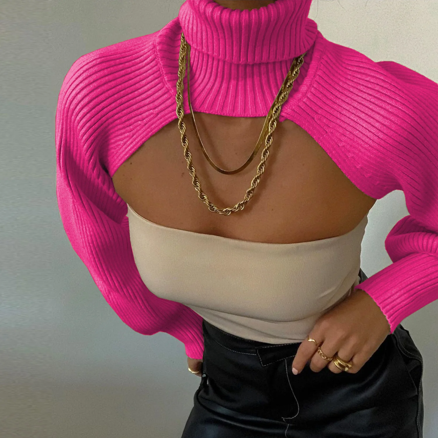 Women Turtleneck Collar Long Sleeve Knitting Sweater Femme Chic Design Casual Pullovers High Street Ladies Tops
Women Turtleneck Collar Long Sleeve Knitting Sweater Femme Chic Design Casual Pullovers High Street Ladies Tops
