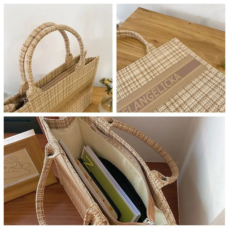 Vintage Letter Print Tote Bags For Women Canvas Large Women's Bag High Capacity Women's Handbags Casual Travel Big Lady Shopper 
Vintage Letter Print Tote Bags For Women Canvas Large Women's Bag High Capacity Women's Handbags Casual Travel Big Lady Shopper