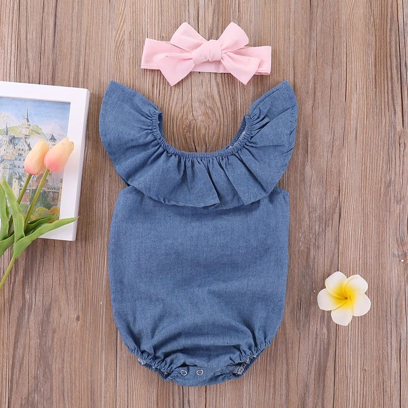 Goocheer Summer Outfits Clothes Toddler Baby Girls Clothing Tops Bodysuit Cute Heanband 2Pcs Jumpsuit Outfits Baby Girl 
Goocheer Summer Outfits Clothes Toddler Baby Girls Clothing Tops Bodysuit Cute Heanband 2Pcs Jumpsuit Outfits Baby Girl