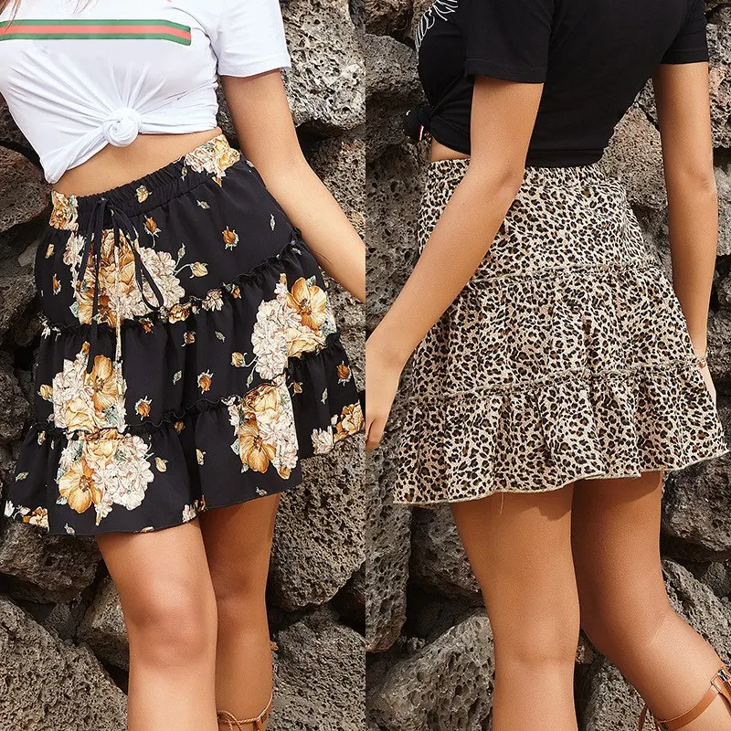 Women Summer Floral Print Pleated Mini Skirt Elegant High Waist Short Beach Holidays Casual Skirt Boho
Women Summer Floral Print Pleated Mini Skirt Elegant High Waist Short Beach Holidays Casual Skirt Boho
