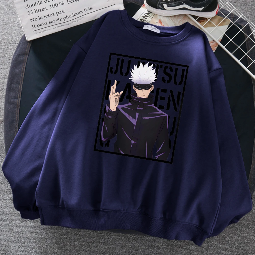 Black Jujutsu Kaisen Gojo Satoru Sweatshirt Cartoons Anime Hoodies Vintage Casual Tracksuits For Male Comfortable Autumn Clothes
Black Jujutsu Kaisen Gojo Satoru Sweatshirt Cartoons Anime Hoodies Vintage Casual Tracksuits For Male Comfortable Autumn Clothes