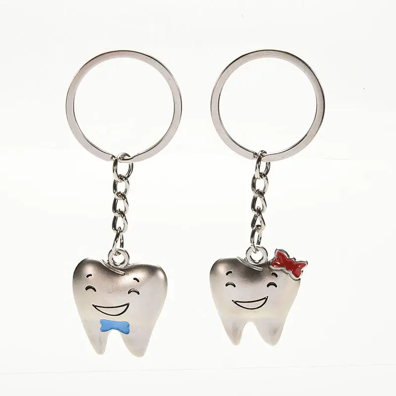 2pcs/Set Wholesale Cartoon Teeth Keychain Dentist Decoration Key Chains Stainless Steel Tooth Model Dental Clinic Gift
2pcs/Set Wholesale Cartoon Teeth Keychain Dentist Decoration Key Chains Stainless Steel Tooth Model Dental Clinic Gift