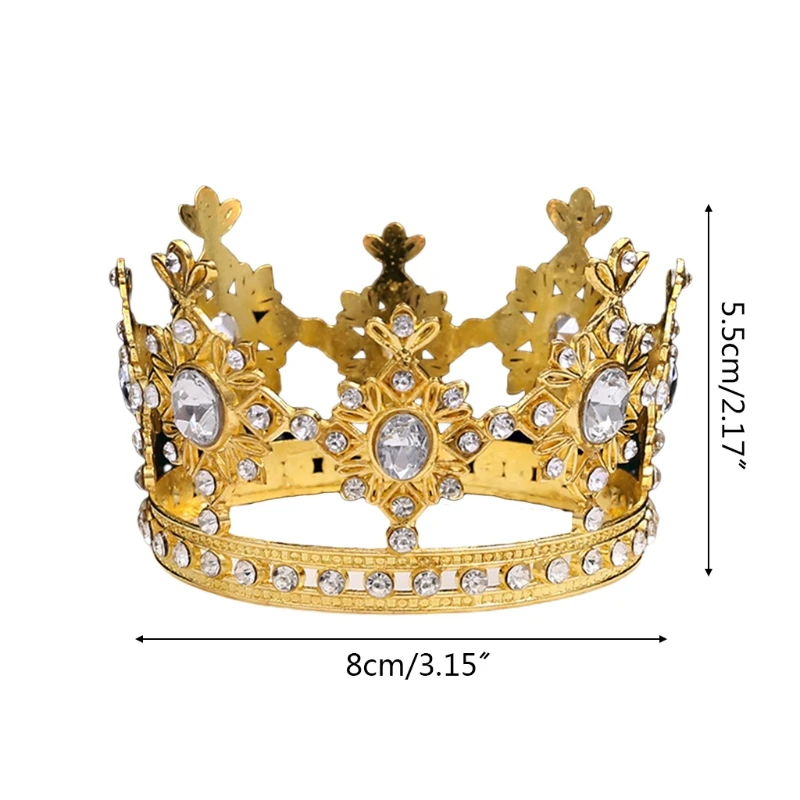 Baby Crystal Rhinestone Crown Mini Tiara Wedding Headband Princess Girls Birthday Party Decoration Hair Accessories
Baby Crystal Rhinestone Crown Mini Tiara Wedding Headband Princess Girls Birthday Party Decoration Hair Accessories