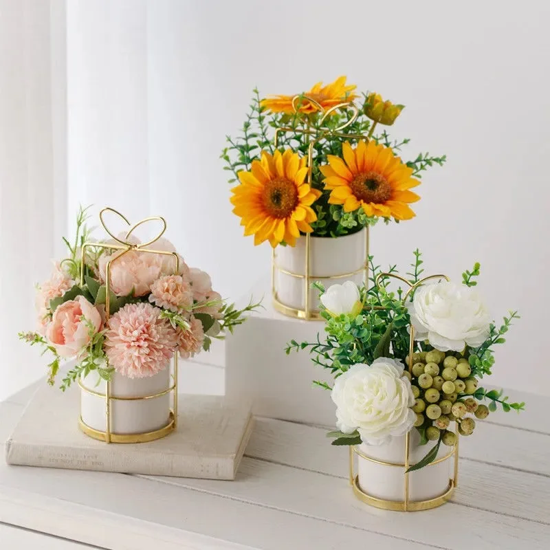 2020 Direct Selling Limited + Vase Wedding Fake Flowers Ins Nordic Simulation Decoration Plastic Bouquet Home Living Room Set
2020 Direct Selling Limited + Vase Wedding Fake Flowers Ins Nordic Simulation Decoration Plastic Bouquet Home Living Room Set