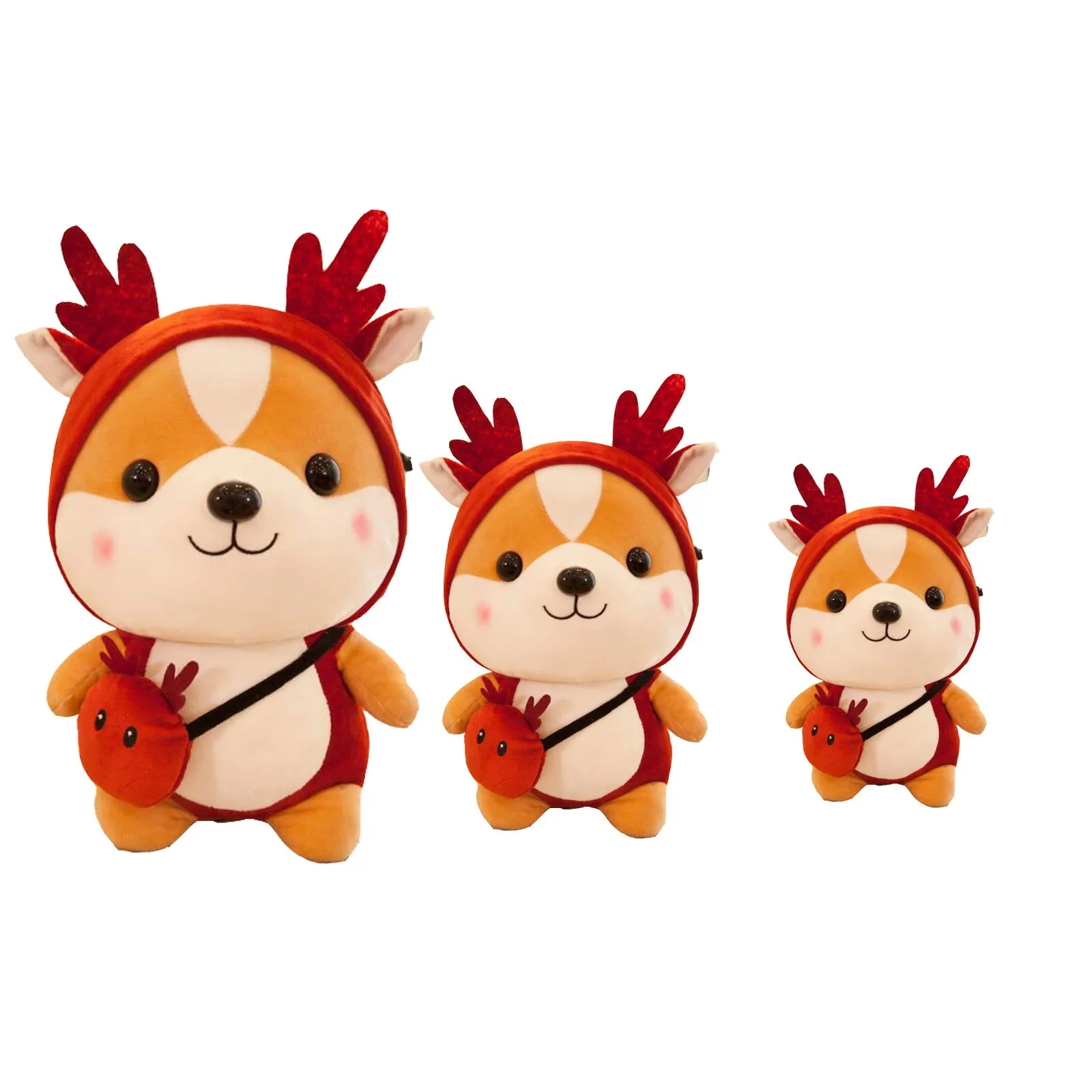 (elk Models)turn Into A Squirrel Doll Plush Toy To Accompany Children Gift 2021 New Year Cute Comfortable Toys 
(elk Models)turn Into A Squirrel Doll Plush Toy To Accompany Children Gift 2021 New Year Cute Comfortable Toys