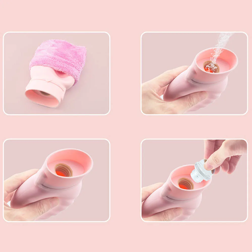 New cartoon silicone hot water bottle with hot and cold water injection plush warm water bag warm palace treasure
New cartoon silicone hot water bottle with hot and cold water injection plush warm water bag warm palace treasure