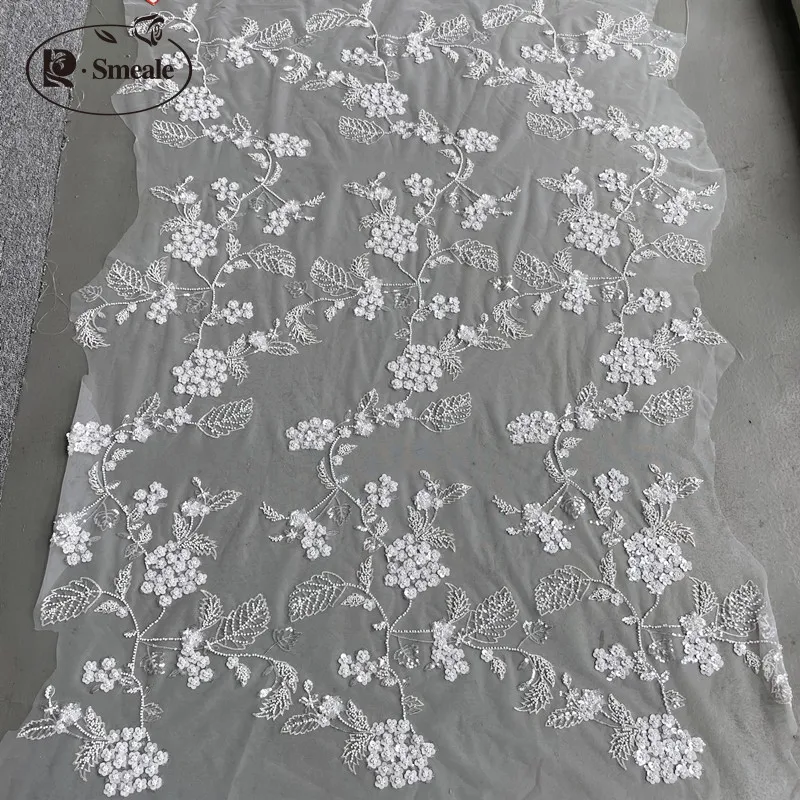 2021 New Milk White Beads Sequins Silver embroidery Bride Lace Fabric Luxury Evening Dress French Lace RS3100
2021 New Milk White Beads Sequins Silver embroidery Bride Lace Fabric Luxury Evening Dress French Lace RS3100