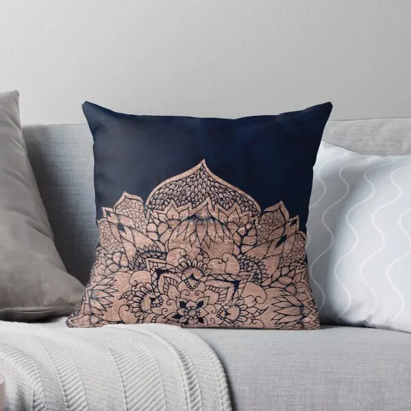 Modern Boho Rose Gold Floral Mandala Wat Printing Throw Pillow Cover Soft Case Throw Fashion Fashion Home Pillows not include
Modern Boho Rose Gold Floral Mandala Wat Printing Throw Pillow Cover Soft Case Throw Fashion Fashion Home Pillows not include