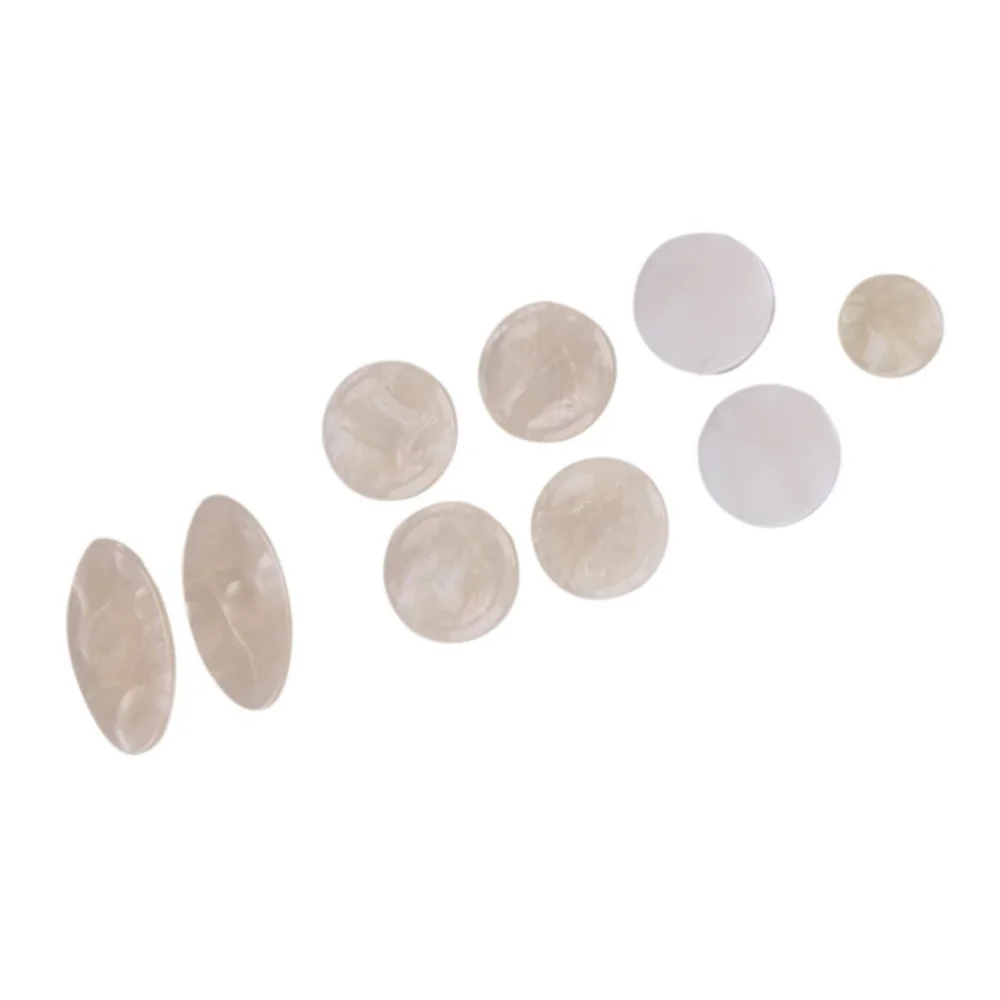 3 Set of 27Pcs Saxophone Key Cover Key Shell Button Tenor Alto Sax Button Inlays Instrument Accessories (Blue Khaki Beige)
3 Set of 27Pcs Saxophone Key Cover Key Shell Button Tenor Alto Sax Button Inlays Instrument Accessories (Blue Khaki Beige)