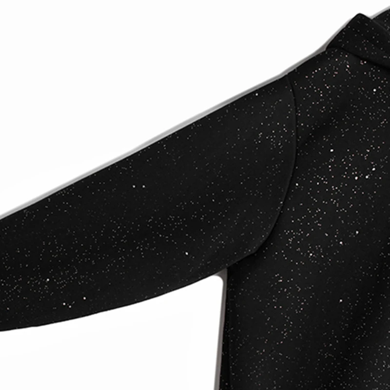 Black Women Lurex Drawstring Dress New Hooded Long Sleeve Loose Fit Fashion Tide Spring Autumn 2021 1DD3080 1DD3080
Black Women Lurex Drawstring Dress New Hooded Long Sleeve Loose Fit Fashion Tide Spring Autumn 2021 1DD3080 1DD3080