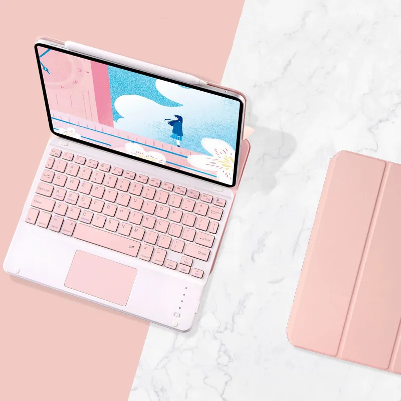 Suitable For IPadtablet Pro11 Magnetic Control Bluetooth Keyboard Protective Cover For Air4 Protective Cover Wireless Keyboard
Suitable For IPadtablet Pro11 Magnetic Control Bluetooth Keyboard Protective Cover For Air4 Protective Cover Wireless Keyboard