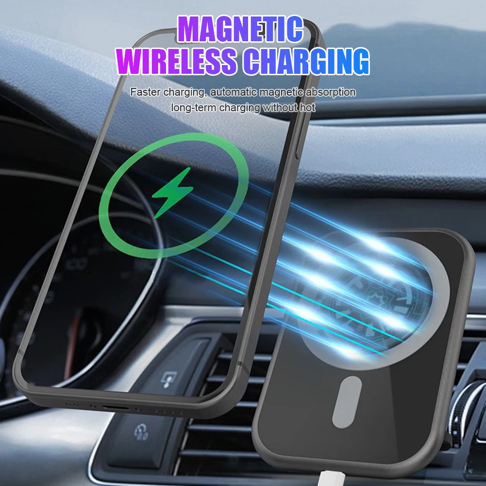 KUULAA 15W Magnetic Phone Holder Wireless Charger Phone Mount Fast Charging Car Charger Phone Holder for iPhone 13 12 Pro Max
KUULAA 15W Magnetic Phone Holder Wireless Charger Phone Mount Fast Charging Car Charger Phone Holder for iPhone 13 12 Pro Max