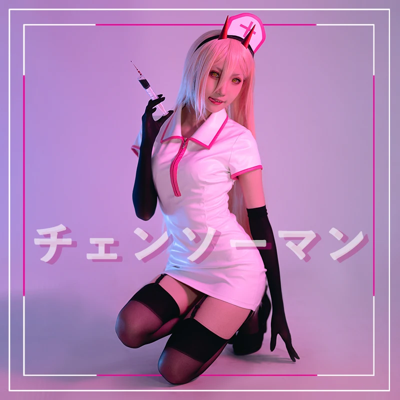 COS-HoHo Anime Chainsaw Man Power Makima Sexy Lovely Nurse Uniform Dress Cosplay Costume Halloween Party Role Play Outfit Women
COS-HoHo Anime Chainsaw Man Power Makima Sexy Lovely Nurse Uniform Dress Cosplay Costume Halloween Party Role Play Outfit Women