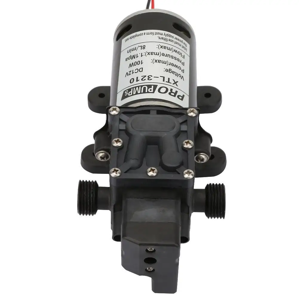Electric diaphragm pump DC self-priming booster with pressure switch 12V 100W (can be matched with four-point inner wire connect
Electric diaphragm pump DC self-priming booster with pressure switch 12V 100W (can be matched with four-point inner wire connect