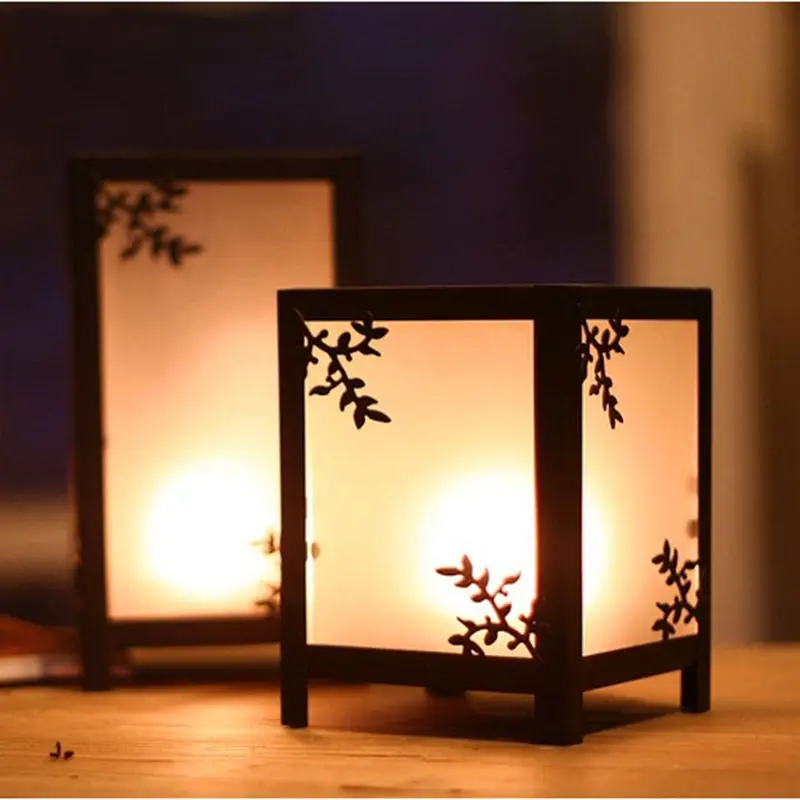 Retro Wrought Iron Glass Candle Holder Creative Gift Wind Lamp Romantic Home Hotel Desktop Decoration Warm Ornaments
Retro Wrought Iron Glass Candle Holder Creative Gift Wind Lamp Romantic Home Hotel Desktop Decoration Warm Ornaments