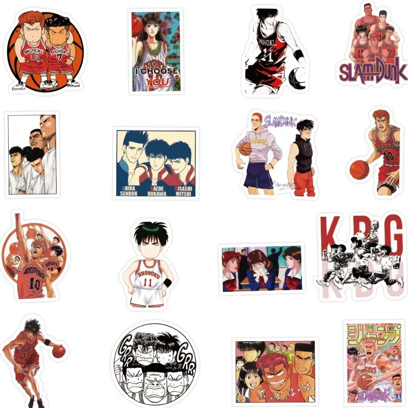 Anime SLAM DUNK Sticker Cartoon Figure Stickers Simple Cute Student Stationery Hanamichi Sakuragi Kaede Rukawa Fashion Kawaii
Anime SLAM DUNK Sticker Cartoon Figure Stickers Simple Cute Student Stationery Hanamichi Sakuragi Kaede Rukawa Fashion Kawaii