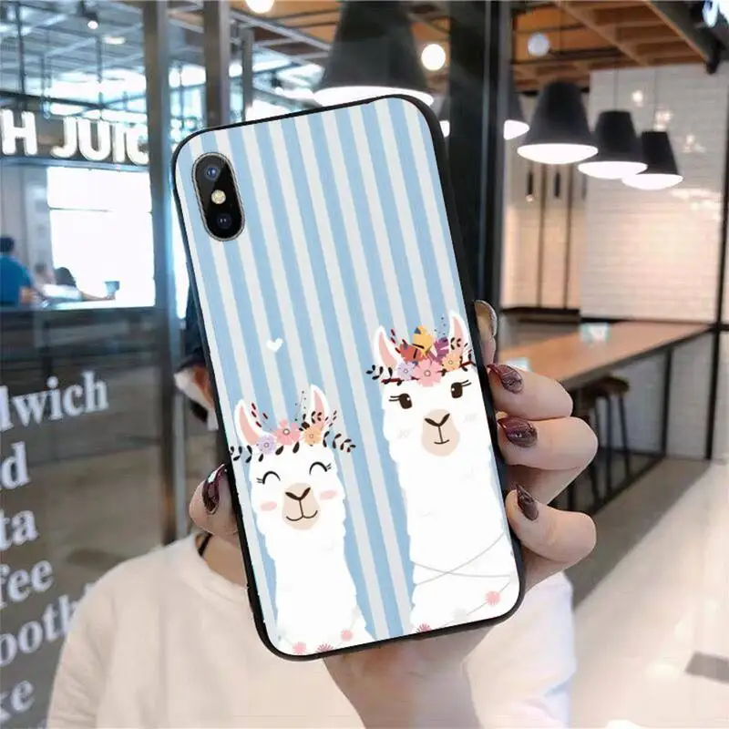 Cartoon cute alpaca with blue stripes Phone Case for iPhone 11 12 pro XS MAX 8 7 6 6S Plus X 5S SE 2020 mini
Cartoon cute alpaca with blue stripes Phone Case for iPhone 11 12 pro XS MAX 8 7 6 6S Plus X 5S SE 2020 mini