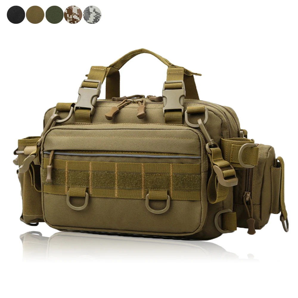 Tactical Sling Shoulder Bag Large Capacity Military Waist Pack Multifunction Travel Bag Hunting Hiking Fishing Handbag
Tactical Sling Shoulder Bag Large Capacity Military Waist Pack Multifunction Travel Bag Hunting Hiking Fishing Handbag