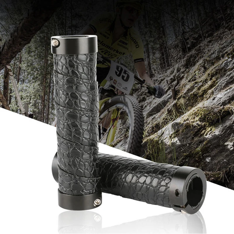 PU Leather Bike Handlebar Grips Cover Anti-skid MTB Mountain Bicycle Handles Bicycles Bar Grips Damping EVA Non-slip Lock 1 Pair
PU Leather Bike Handlebar Grips Cover Anti-skid MTB Mountain Bicycle Handles Bicycles Bar Grips Damping EVA Non-slip Lock 1 Pair