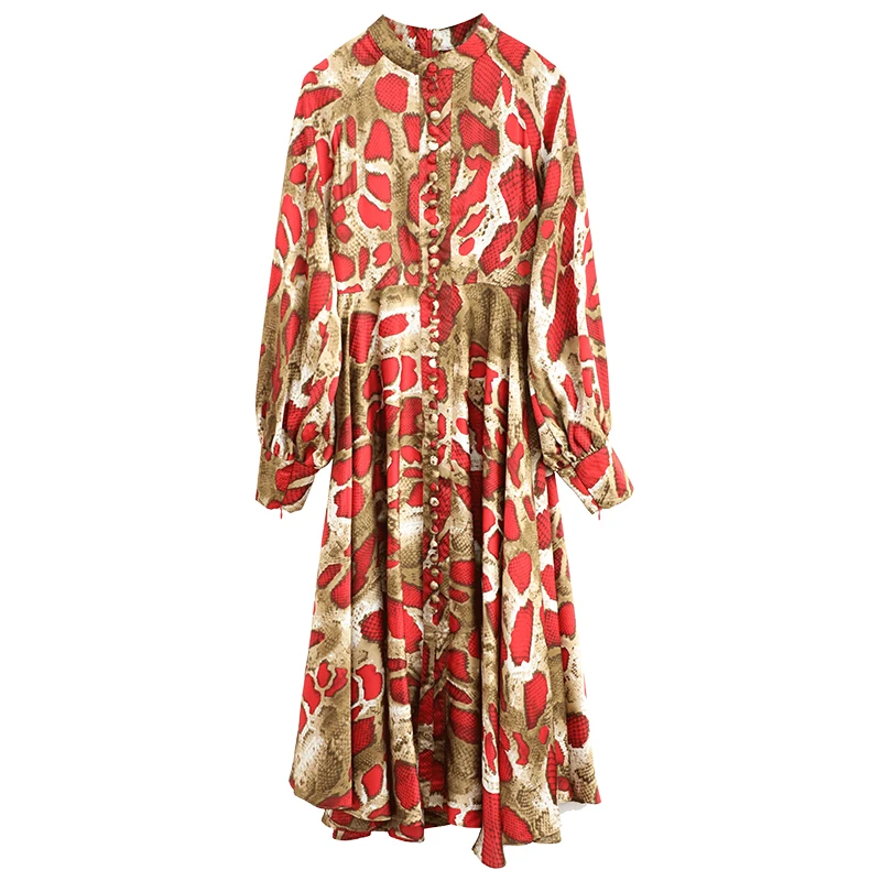 New Korean Fashion Long Dress 2020 Spring Style Women Sexy Wild Prints Tunic Button Lantern Sleeve Casual Long Maxy Dress Yellow
New Korean Fashion Long Dress 2020 Spring Style Women Sexy Wild Prints Tunic Button Lantern Sleeve Casual Long Maxy Dress Yellow