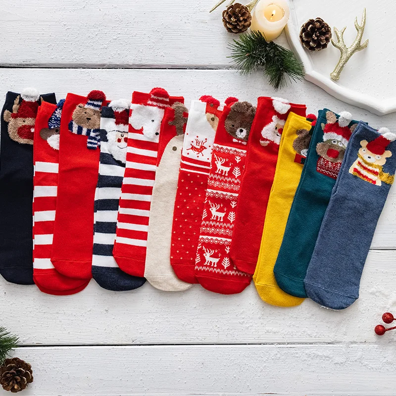 New Year Socks Women's Mid Tube Stockings Red Cotton Autumn and Winter Warm Sleep Floor Socks Get BOY'S and GIRL'S Cute Gift
New Year Socks Women's Mid Tube Stockings Red Cotton Autumn and Winter Warm Sleep Floor Socks Get BOY'S and GIRL'S Cute Gift