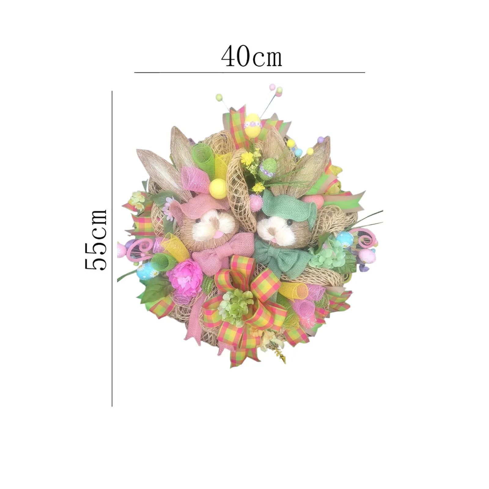 Easter Decoration Artificial Rattan Bunny Wreat Outdoor Indoor Hanging Wreath Home Ornament DIY Craft Wedding Wreath
Easter Decoration Artificial Rattan Bunny Wreat Outdoor Indoor Hanging Wreath Home Ornament DIY Craft Wedding Wreath