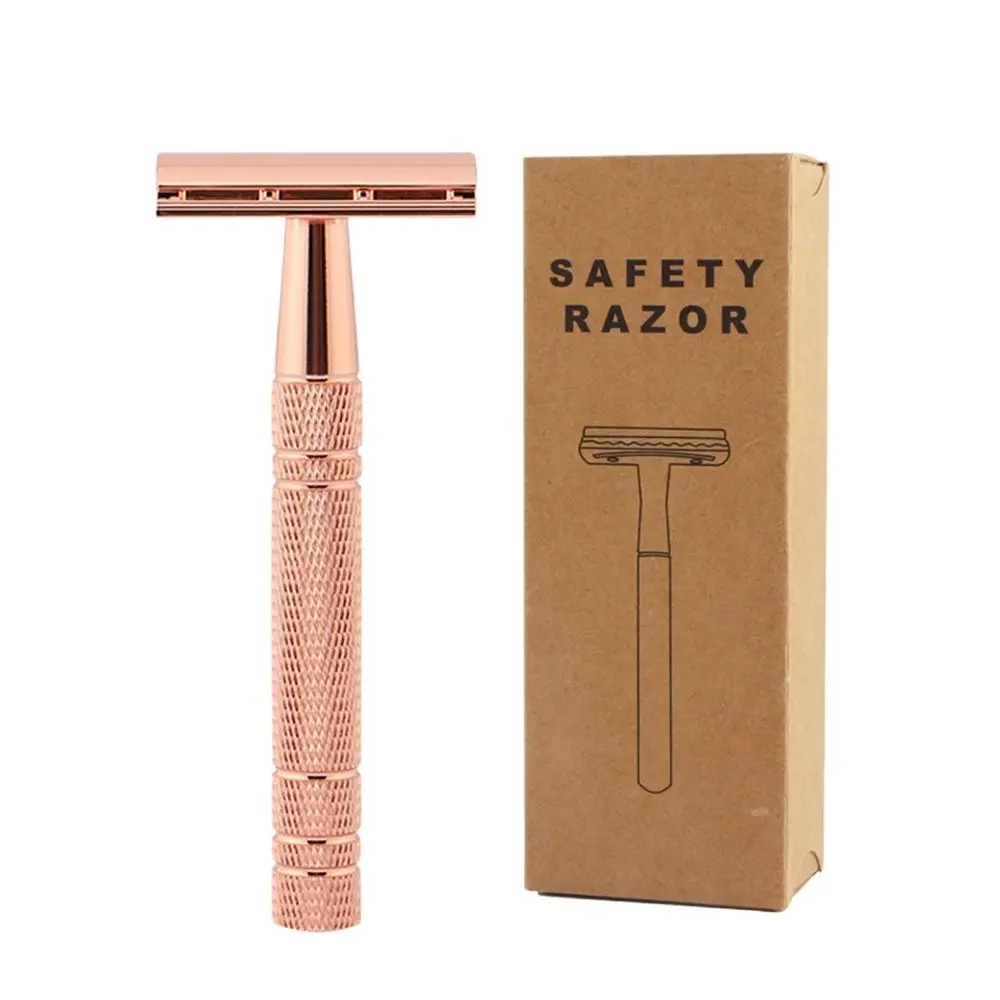 HAWARD Rose Gold Razor Classic Double Edge Safety Razor For Mens Shaving&Womens Hair Removal Free 10 Shaving Blades
HAWARD Rose Gold Razor Classic Double Edge Safety Razor For Mens Shaving&Womens Hair Removal Free 10 Shaving Blades