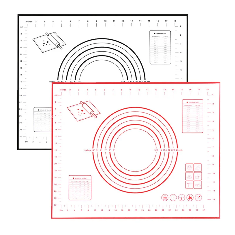 1 шт. Нескользящие кухонные принадлежности со шкалой, 2 цвета, пищевой силикон, коврик для выпечки, 40*50 см, коврик для раскатки теста
1 шт. Нескользящие кухонные принадлежности со шкалой, 2 цвета, пищевой силикон, коврик для выпечки, 40*50 см, коврик для раскатки теста