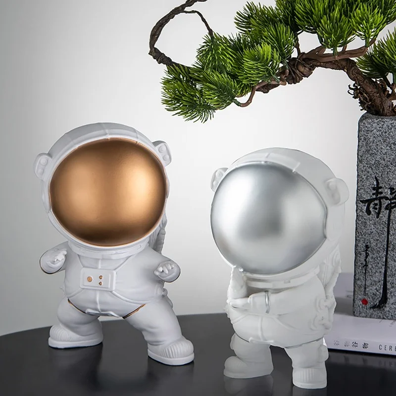 Modern Home Decor Spaceman Sculptures Creative Astronaut Figurines Resin Kung Fu Astronaut Statue Rocket Figurines for Interior 
Modern Home Decor Spaceman Sculptures Creative Astronaut Figurines Resin Kung Fu Astronaut Statue Rocket Figurines for Interior