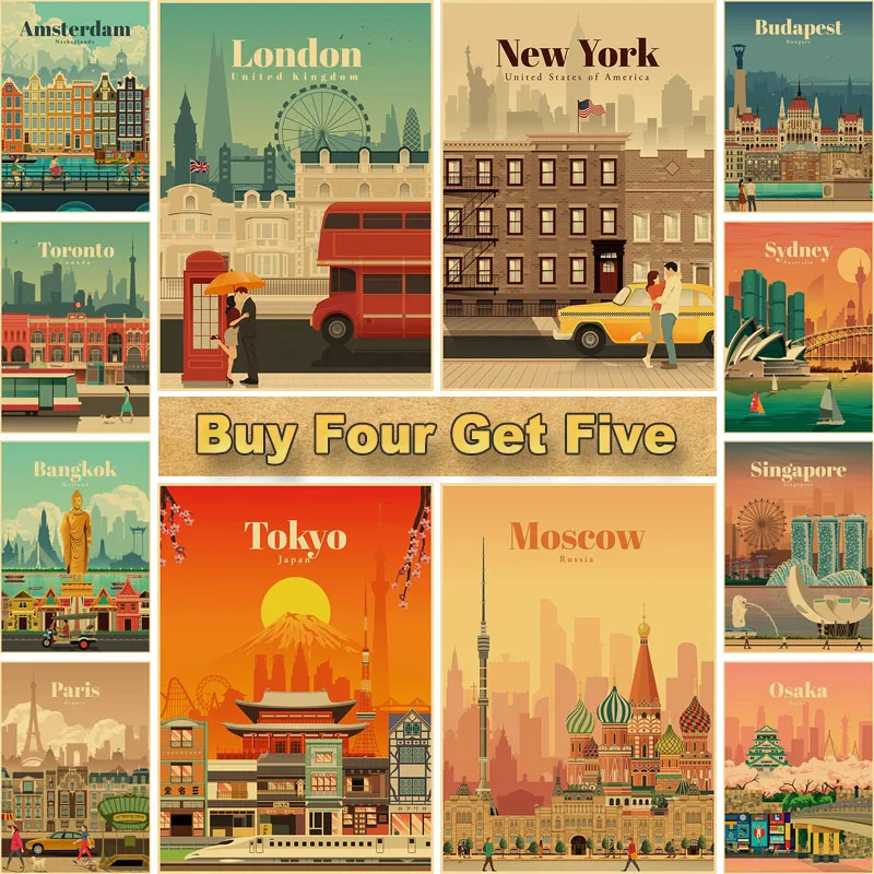 World Travel Minimalist Vintage Posters New York City Poster Kraft Paper Print Wall Art Decoration Picture Home Bar Cafe Decor
World Travel Minimalist Vintage Posters New York City Poster Kraft Paper Print Wall Art Decoration Picture Home Bar Cafe Decor