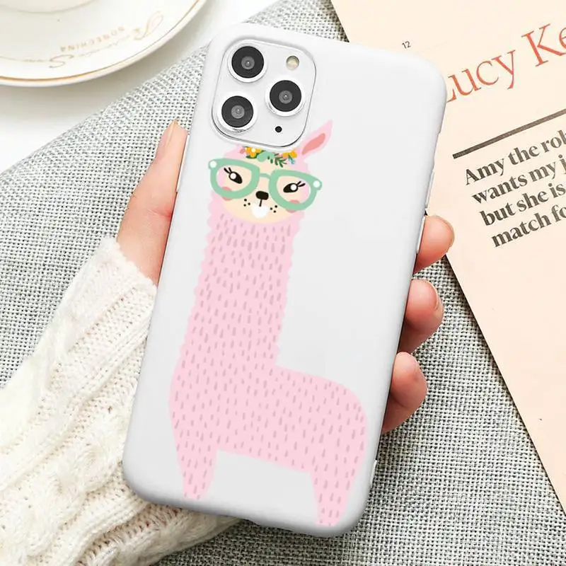 Kawaii Cute Llama Alpaca Phone Case Candy Color for iPhone 6 6S 7 8 11 12 XS X SE 2020 XR mini pro Plus MAX funda
Kawaii Cute Llama Alpaca Phone Case Candy Color for iPhone 6 6S 7 8 11 12 XS X SE 2020 XR mini pro Plus MAX funda