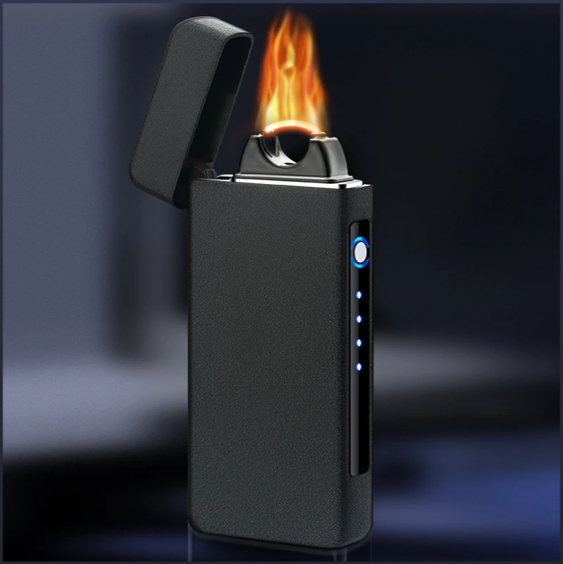 Electric Flame Plasma Arc Lighter USB Rechargeable Windproof Lighters With LED Power Display Cigar Candle Lighter For Cigarette
Electric Flame Plasma Arc Lighter USB Rechargeable Windproof Lighters With LED Power Display Cigar Candle Lighter For Cigarette