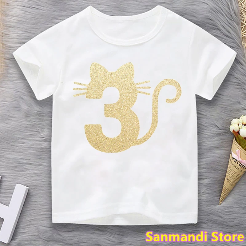Kawaii Cat 2th-10th Birthday Gift Print T-Shirt Girls Children'S Clothing Funny Tshirt Summer Fashion Kids Clothes Dropshipping
Kawaii Cat 2th-10th Birthday Gift Print T-Shirt Girls Children'S Clothing Funny Tshirt Summer Fashion Kids Clothes Dropshipping