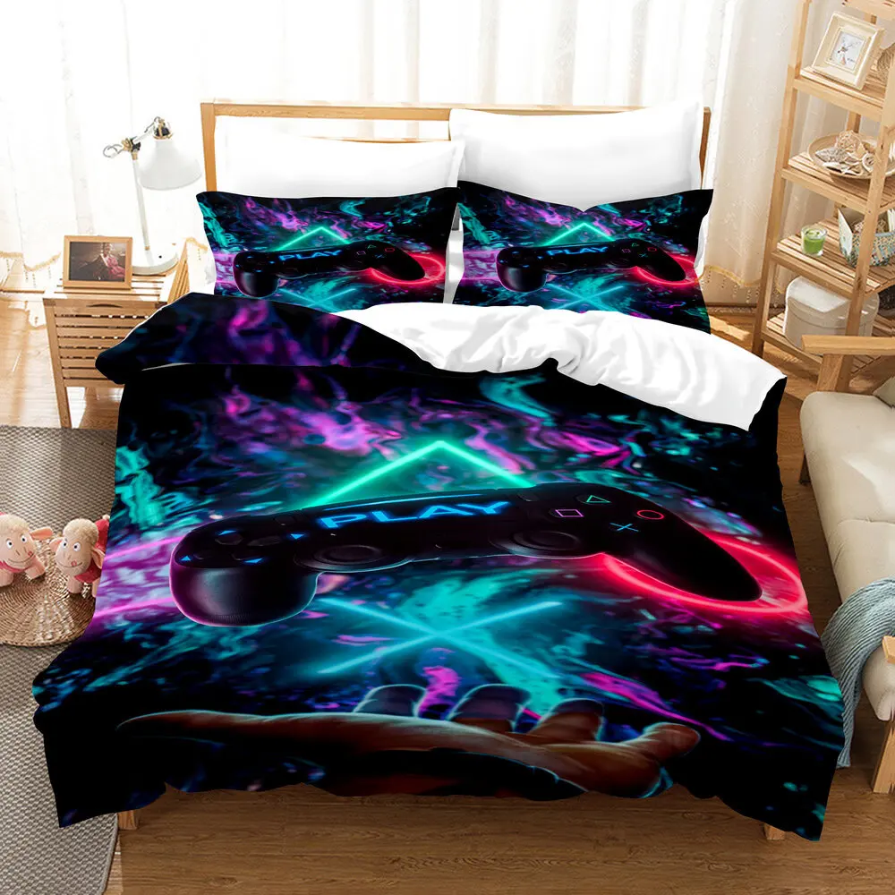 Game Gamepad Bedding Set Kids Blue Cool Gaming Quilt Cover Sets Duvet Covers Bed Linen Bedroom Adult Gift Single Queen King Size
Game Gamepad Bedding Set Kids Blue Cool Gaming Quilt Cover Sets Duvet Covers Bed Linen Bedroom Adult Gift Single Queen King Size